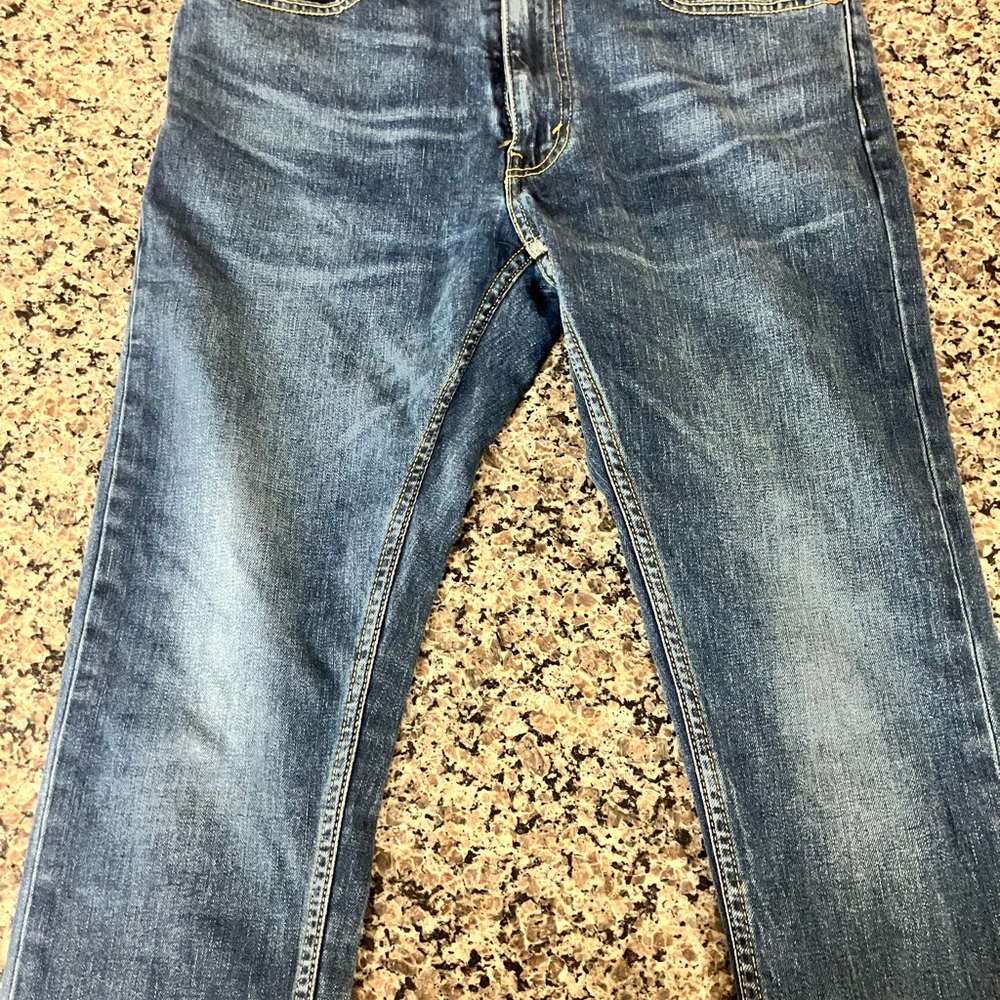 Levi's Men's Straight Fit Blue Jeans